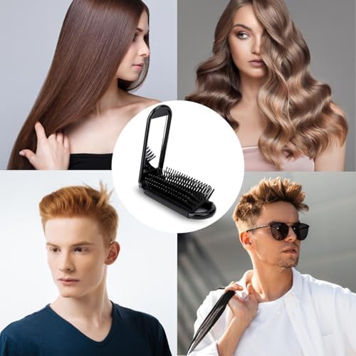 Portable Travel Hair Brush, Small Foldable Hairbrush for Women and Men - Image 7