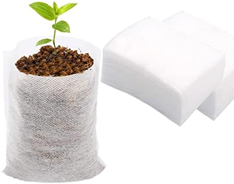 gardtree 1/16 Gallon 400PCS Small Plant Nursery Bags 4x4.7 Inch, Non-Woven Seedling Bags, Breathable & Sturdy Grow Bags for Succulents Vegetables, Easy Transplant, Space-Saving for Home Garden by Gardtree
