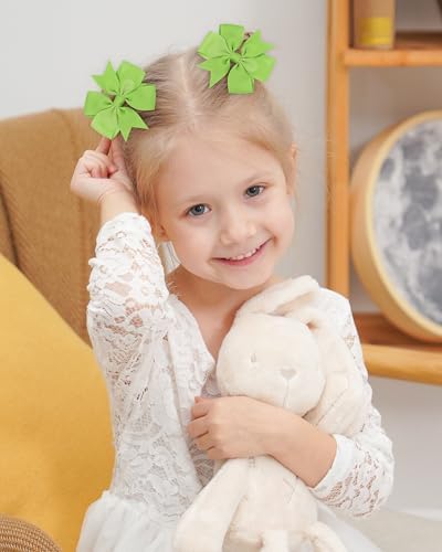 Choicbaby 60pcs 3 Inches Grosgrain Ribbon Hair Bows for Baby Girls Toddler - Image 4