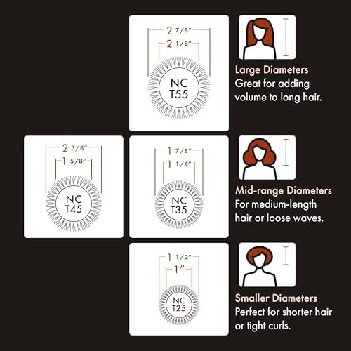 Olivia Garden NewCycle Round Thermal Hair Brush (not Electrical) with Ceramic Barrel, Ionic Technology and Made from 100% Recycled Material (Except bristles) - Image 5