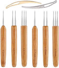 AUGSUN 8 Pcs Dreadlock Crochet Hook Tool, Braid Hair Dreadlocks Needle by AUGSUN