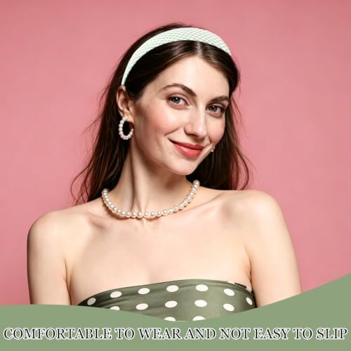 Headbands for Women & Girls, 3 Pack Non Slip Wide Trendy Headbands - Image 4