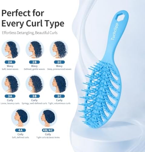Vented Detangling Brushes for Wet & Dry,Curly Straight Thick Hair - Image 6