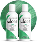Adore Semi Permanent Hair Color, 194 Sweet Mint, 4 Fl Oz (2 Pack) by Adore