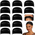 Dreamlover Black Wig Caps, Natural Base for Dark Roots Wigs, 12 Pieces by Dreamlover