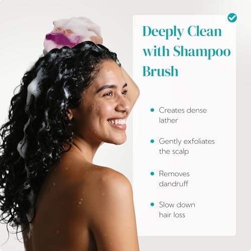 HEETA 2-Pack Large Scalp Massager Scrubber Shampoo Brush for Hair Growth - Image 3