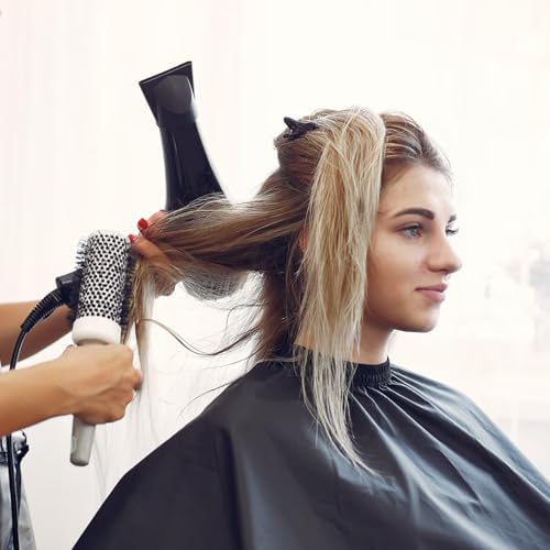 Lusofie 3 Pack Short Barber Cape, Salon Apron Hair Cutting Waterproof Black - Image 6