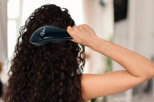 Wave Detangling Brush – Pack of 2, Black | Detangler Hair Brush for Curly, Wavy, Thick or Wet Hair | Flexible Bristles for Easy Glide, Anti-Breakage & Pain-Free Styling - Image 3