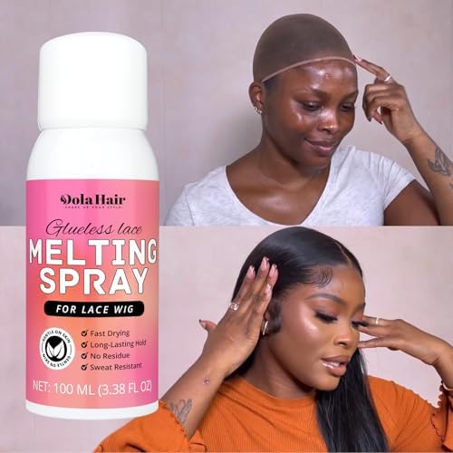 Dolahair Lace Melting Spray for GlueLess Wigs lace Bond Adhesive Glue Spray - Image 3