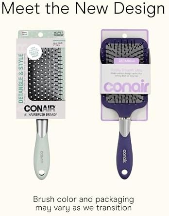 Conair Paddle Hair Brush, Ultra Wide Detangling Design for Thick Hair - Image 2