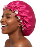Silk Satin Hair Bonnet for Sleeping Reversible by PrettyRobes