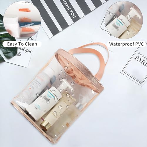 Clear Toiletry Bag, Travel Toiletry Bag for Women TSA Approved Toiletry Bag - Image 4