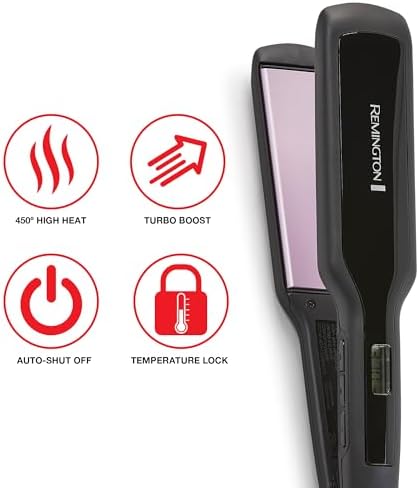 Remington 1 3/4 Inch Flat Iron, Hair Straightener with Anti-Static Tech - Image 5