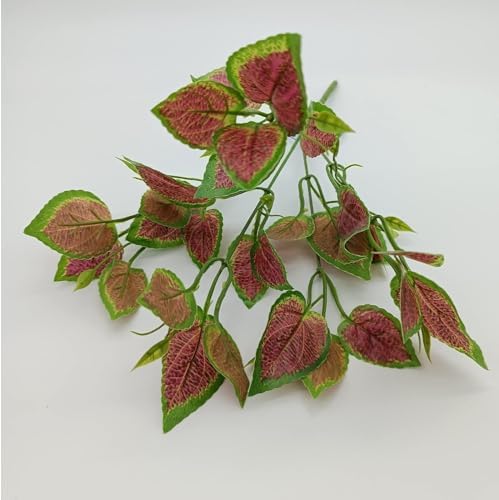 Reptile Plants for Bearded Dragon Tank Accessories, Terrarium Plant Artificial Decor for Snake Cage, Fake Plant for Leopard Gecko Habitat, Lizard Chameleon Ball Pythons (Group GN) - Image 6