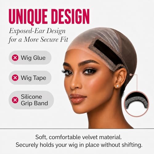 Max Wig Grip Cap 11x5 HD Transparent Lace Wig Cap for Glueless Wig - Image 5