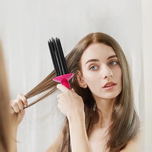 Curling Roll Comb 17 Teeth Portable Heat Resistant Curly Hair Brush Air Volume Non Slip Hairstyling Tools for Hair Salon - Image 7