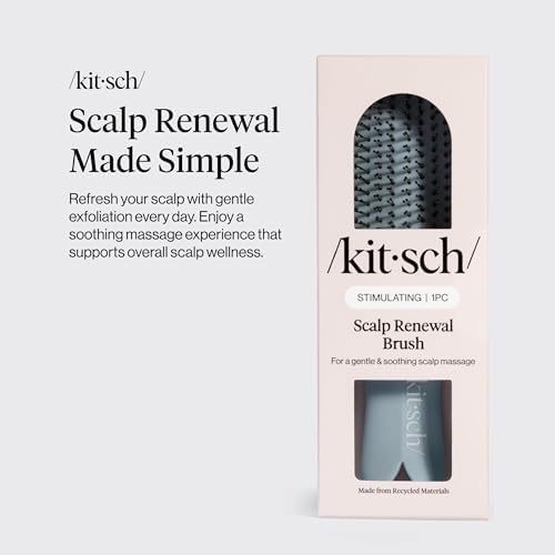 Kitsch Scalp Renewal Brush - Hairbrush Scalp Massager - Haze Blue - Image 2