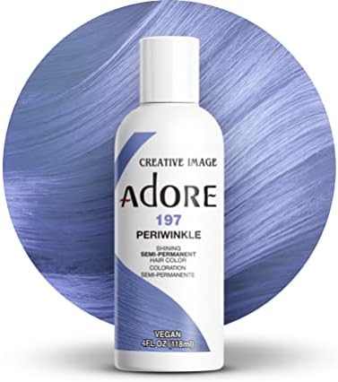 Adore Semi Permanent Hair Color, 197 Periwinkle, 4 Fl Oz by Adore