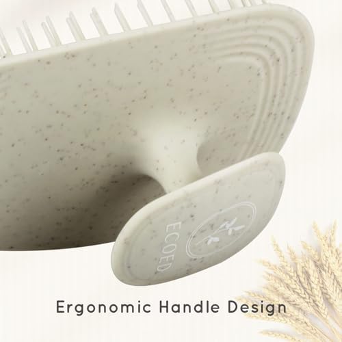 Ecoed Scalp Massager Shampoo Brush, Scalp Scrubber & Exfoliator (Natural) - Image 5