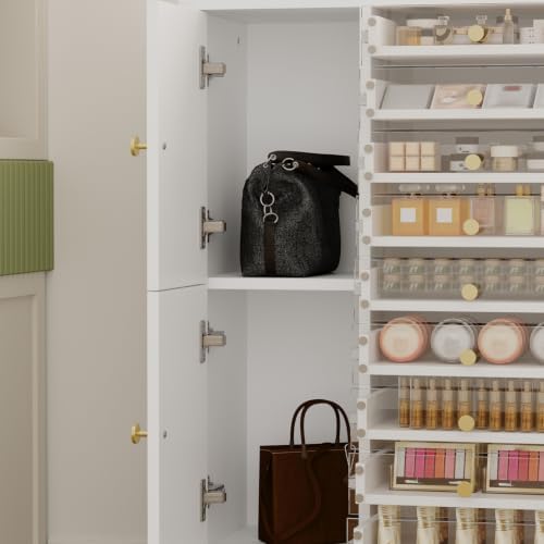 Nail Polish Storage Jewelry Display Cabinet with 19 Acrylic Drawers - Image 6