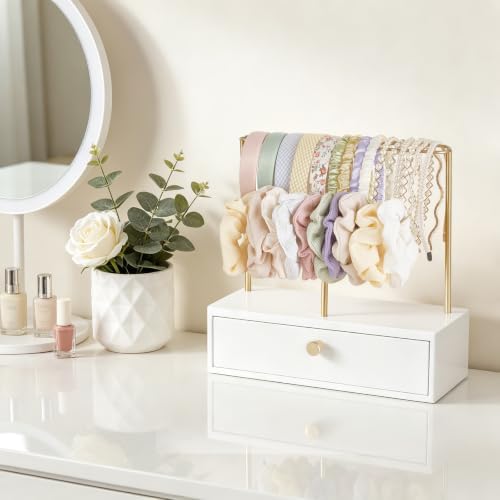 Mkono Hair Accessories Organizer Holder for Headband Scrunchie Claw Clips - Image 2