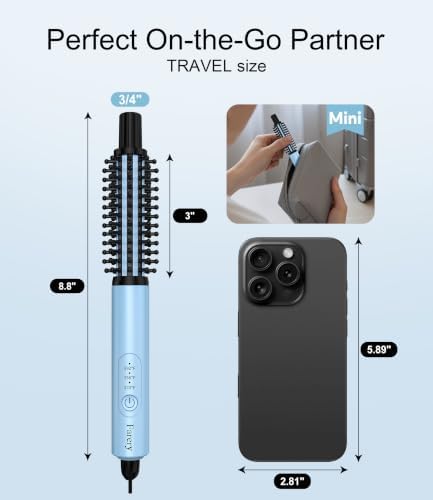 Farery Mini Thermal Brush, 3/4 Inch Styling Tool for Short Hair Touch-ups - Image 4