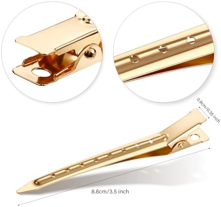 40PCS Metal Duck Bill Hair Clips for Women Alligator Curl Clips for Styling - Image 2