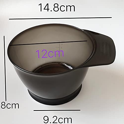 GSHLLO 4 PCS Plastic Hair Color Mixing Tint Bowls - Hair Dye Tinting Tools for Salon Hairdressing - Image 2