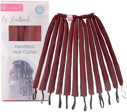 Octocurl No Headband Heatless Curling System for 360° Heat-Free Curls by Octocurl
