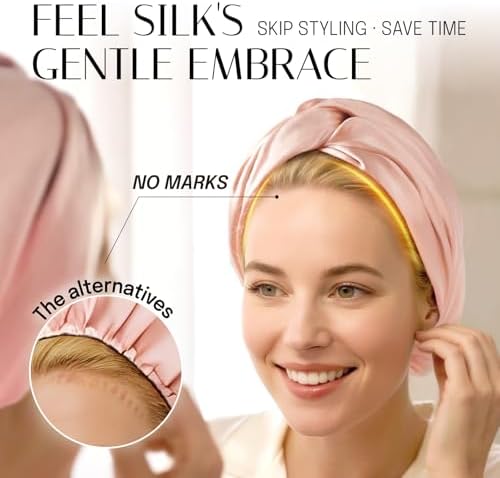 OLESILK Silk Hair Bonnet for Sleeping Women, 100% Mulberry Silk, Anti-Frizz - Image 5