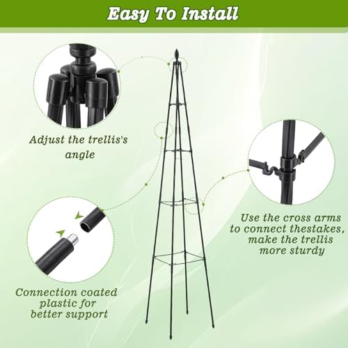 AlisisFores Garden Trellis, 63 inch Tall, 2 PCS - Image 3