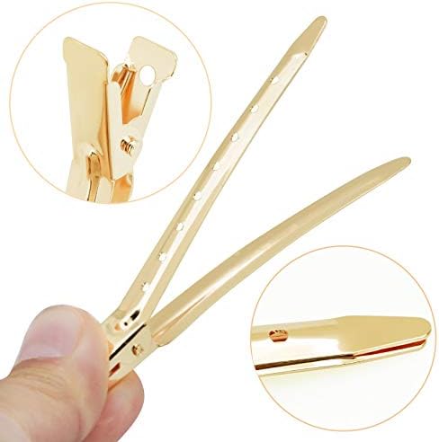 Bantoye 24 Packs Duck Bill Clips 3.35 Inch Metal Alligator Clip, Gold - Image 3