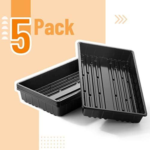 Mr. Pen- Seed Starter Trays, 5 Pack, 17"x10"x2.4" - Image 2