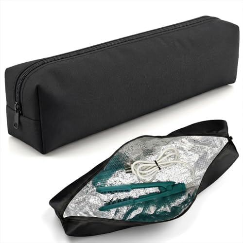 Amabro Heat-Resistant Travel Curling Iron Storage Bag Organizer Case Pouch by Amabro