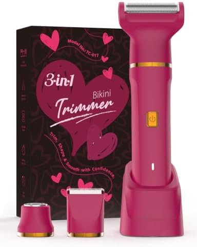 Risina 3-in-1 Bikini Trimmer for Women, Beach Essentials for Women by Risina