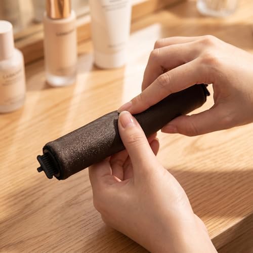 Heatless Curls Overnight Set, Overnight Blowout Rods, 3Pcs Jumbo Satin Hair Rollers to Sleep In, No-Heat Flexi Rods for Long Thick Hair, Soft No Damage Curling Rods for All Hair Types (Brown) - Image 7