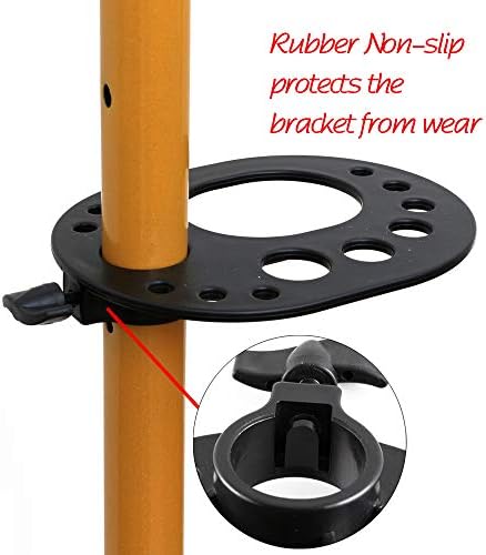 AliLeader Adjustable Multifunctional Wig Tray for Wig Stand Tripod, Black - Image 3