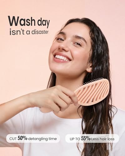 AIMIKE Detangling Brush, Wet Dry Detangler Brush, Soft Detangle Hairbrush - Image 5