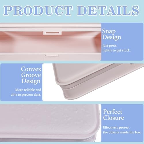 4PCS Plastic Personal Storage Box for Nail, Implement Box (B-multicolor) - Image 5