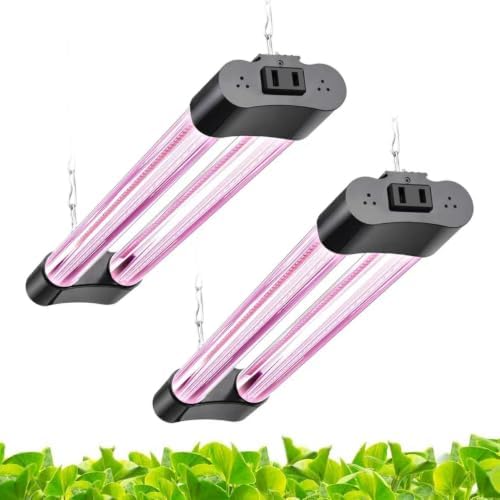 Hlite LED Grow Light 16 inch, Hanging Full Spectrum Linkable 2 Pack by Hlite