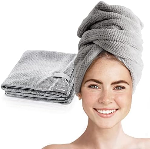 SUTERA Silverthread Hair Wrap | Soft, Lightweight, & Quick-Drying | Helps Control Frizz & Maintain Freshness Overnight | Breathable, Moisture-Wicking Fabric for Healthy Shine (Pack of 3) - Image 7