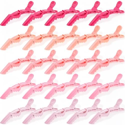 Needbrock 25 Pcs 4.5 In Alligator Hair Clips for Styling Sectioning Salon by Needbrock