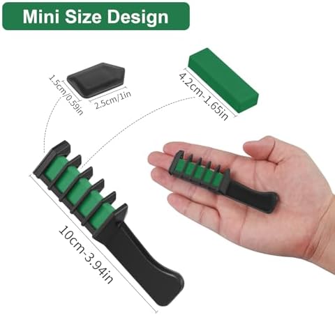 Hair Chalk Comb – Temporary Dye for Kids, Washable & Fun for Parties - Image 3