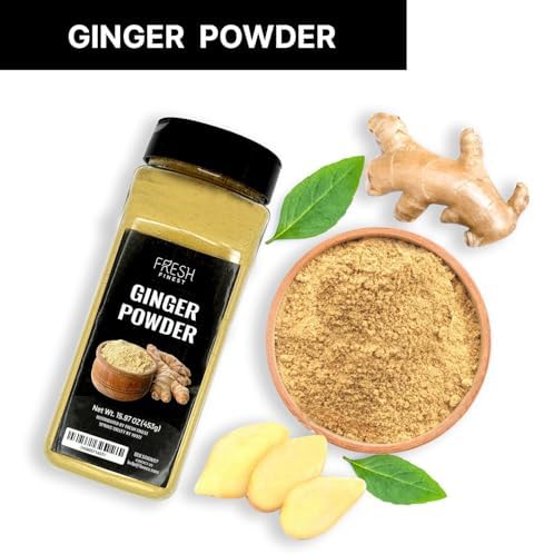 Fresh Finest Ginger Powder - 15.97oz (453G) - Pure Ground Ginger Root for Culinary & Health Benefits, Packed in a Premium Container - Image 5