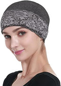 Lace Beanie Sleep Caps Head Coverings for Women Hair Loss by Alnorm
