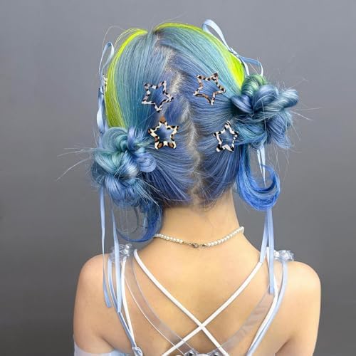 SAOROPEB Star Hair Clips 2000s Y2K Hair Accessories -16 PCS - Grey - Image 3