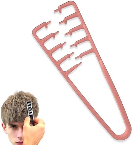 Texture Comb for Volumizing & Styling, Wide Tooth Comb for Curly Hair Men & Women, Anti-Frizz Root Lifting Styling Tool (Pink) by Unknown