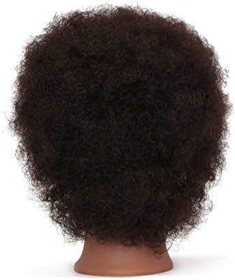 Hairingrid Mannequin Head African American with 100% Human Hair Manikin - Image 4