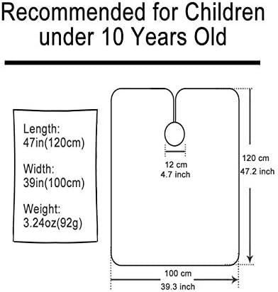 Pelocapa Barber Cape for Kids, Hair Cutting Cape, Professional Salon Hairdressing Cape for boys, Waterproof & Light Weight & Machine Washable - 39”× 51”（Crown Pattern） - Image 7