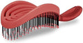 NuWay® DoubleC PRO® Patented Scalp Care Hair Brush – Double Curve Design for Scalp Massage, Professional Blow-Dry Styling, Wet & Dry Hair, All Hair Types (Red) by NuWay4Hair